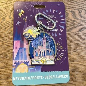 NWT, Disney, Joey Chou Sleeping Beauty Castle with Tinkerbell Bag Clip